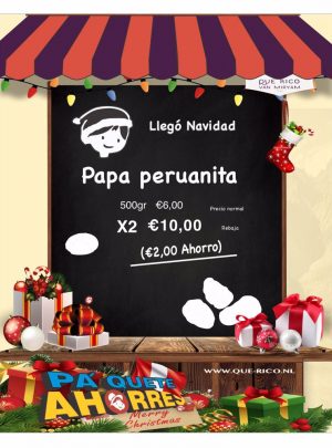 Peruvian potato fresh bag 500gr