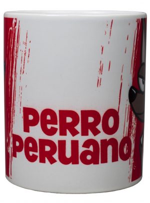 Sublimated ceramic mug Peruvian Dog.