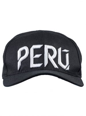 Gorro Negro con el texto Perú